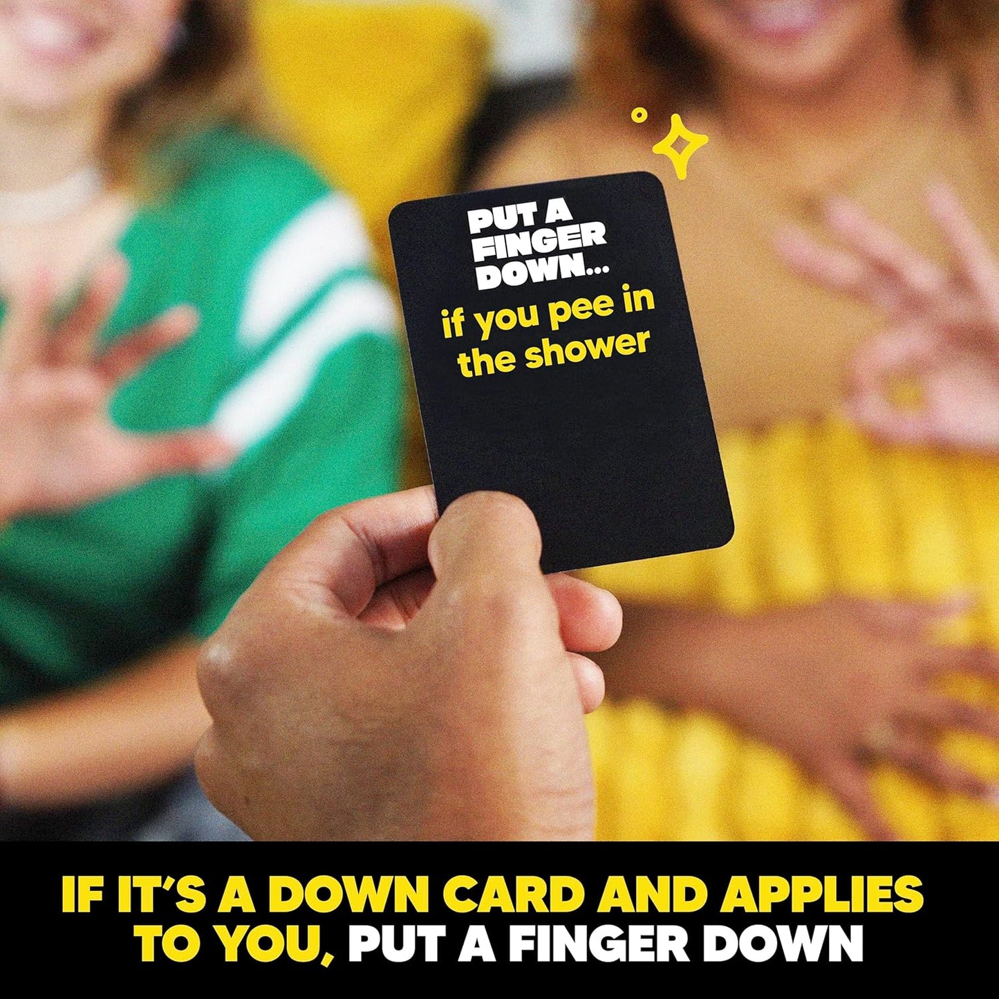 Hot Put A Finger Down - Hilarious Party Card Game, Game Night, Parties, Big and Small Groups | Fun Social Icebreaker with 400 Cards for 2+ Players