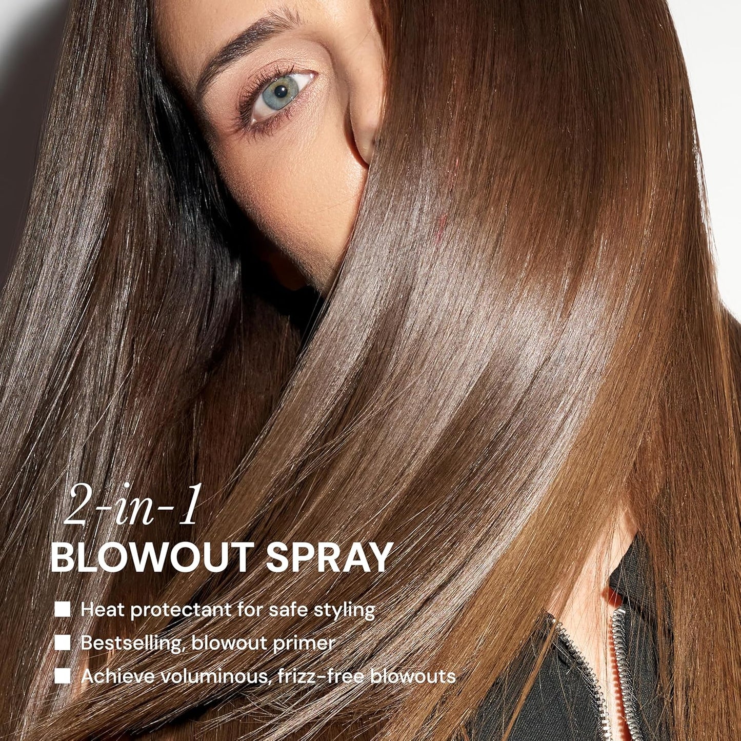 HotL'ANGE HAIR Glass Hair Heat Protectant Spray | Anti-Frizz Blow Dry Mist | Long Lasting Hold & Shine | Humidity Protection | Thermal Heat Protection Spray | Lightweight Blow Out Primer, 5 fl oz, 2-Pack