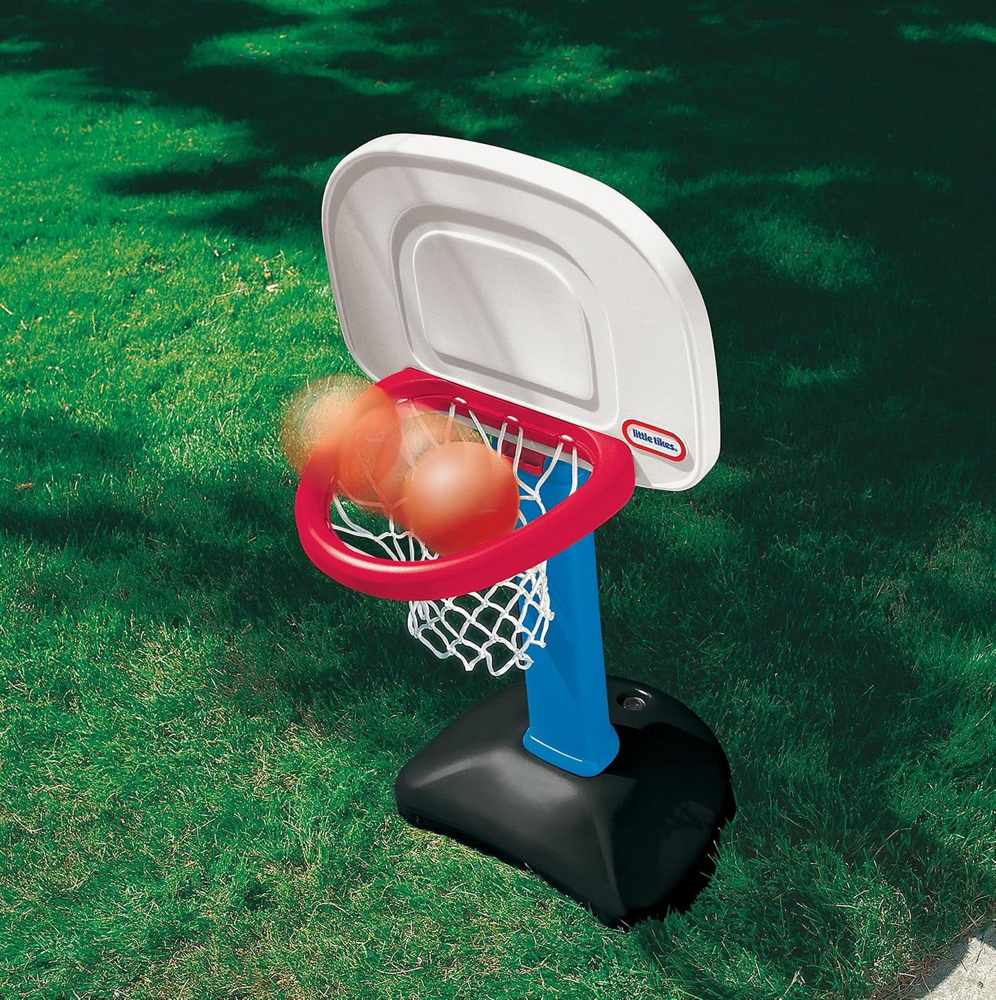 HotLittle Tikes Easy Score Basketball Set, Blue, 3 Balls - Amazon Exclusive, 23.75 x 22 x 61 inches